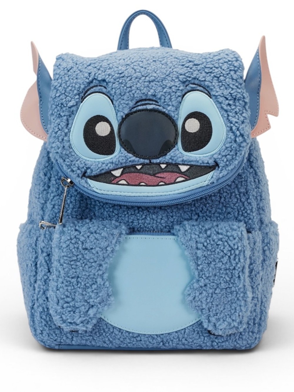 Loungefly Disney Stitch Plush Pocket Backpack
